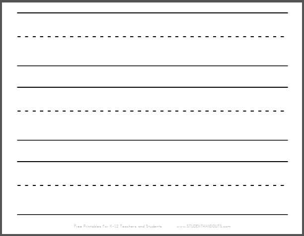 primary letter writing template