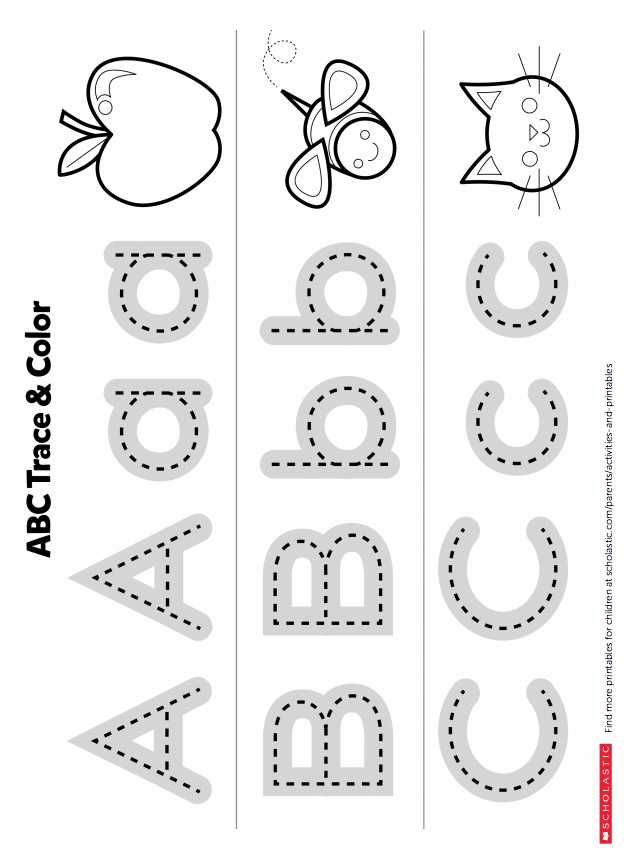 alphabet letter tracing templates