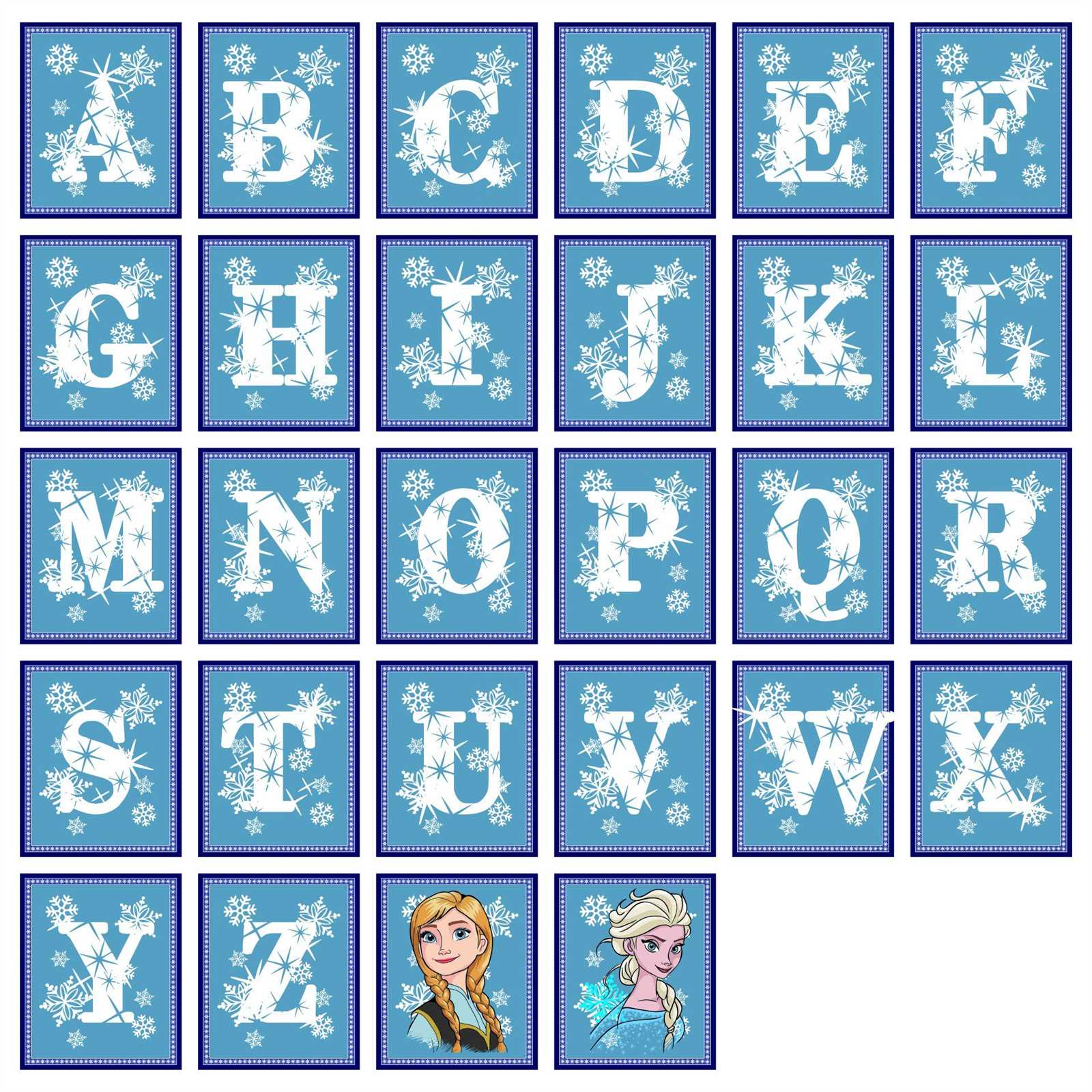 frozen letter template