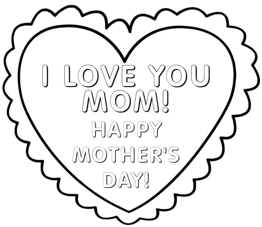 happy mothers day letter template