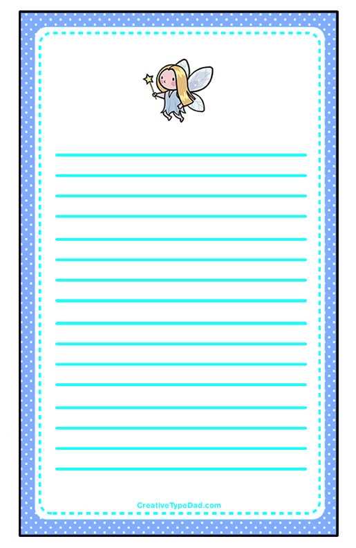 fairy letter template