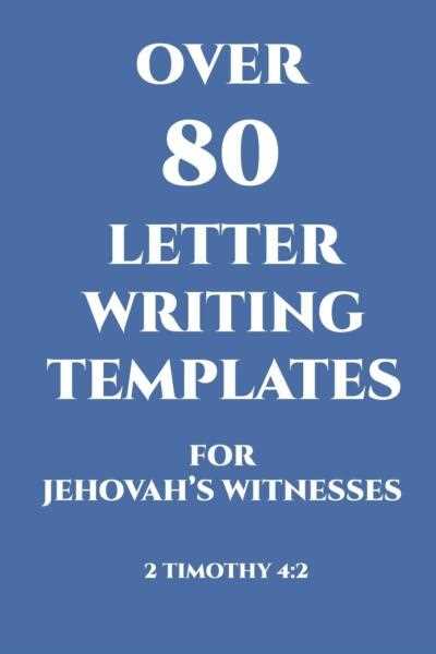 jw letter writing templates free