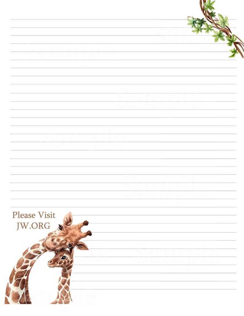 jw letter writing templates