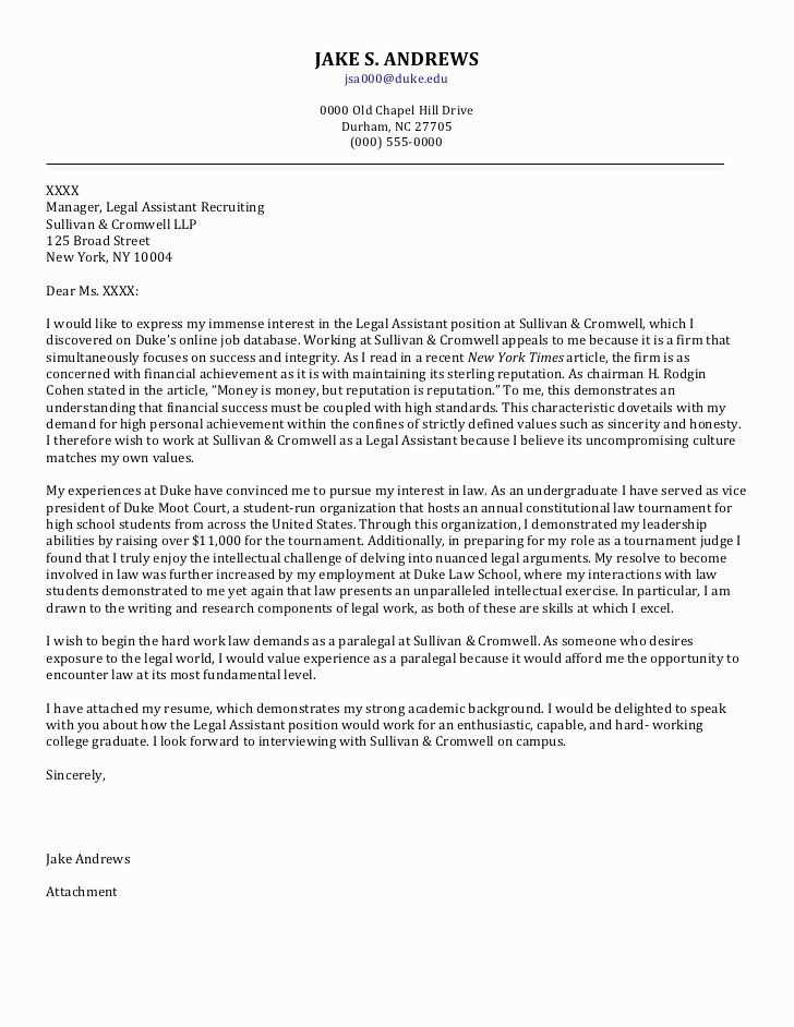 cover letter template attorney