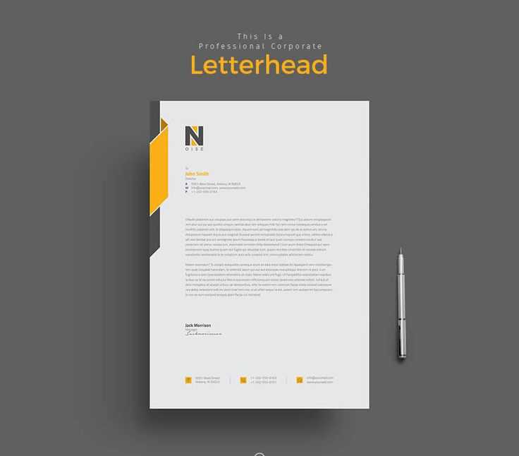 letter headed paper template