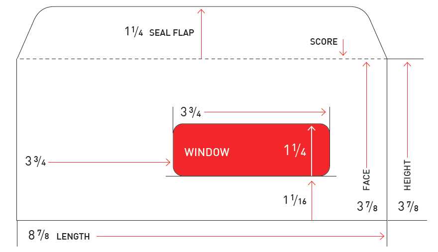 windowed envelope letter template