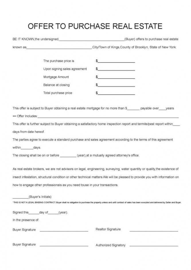 real estate counter offer letter template