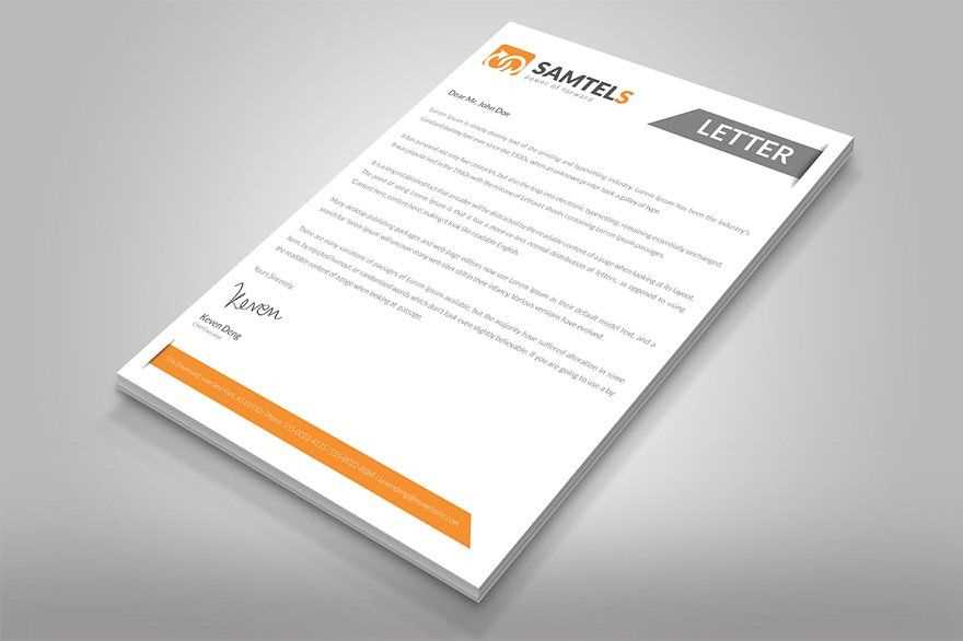 letter design template