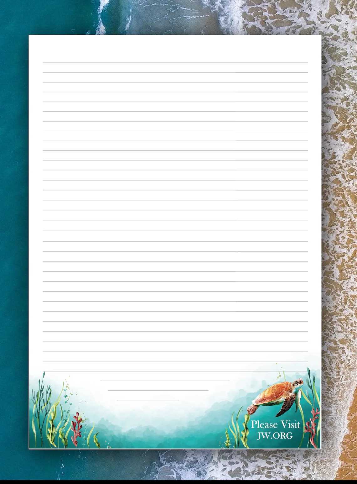 letter writing templates jw