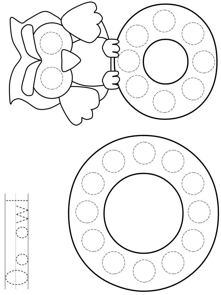 letter o template printable