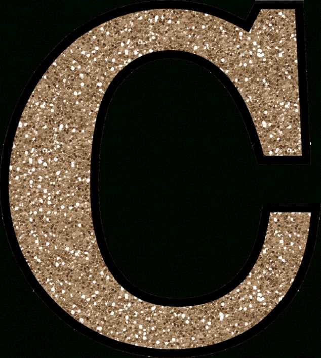 large letter c template