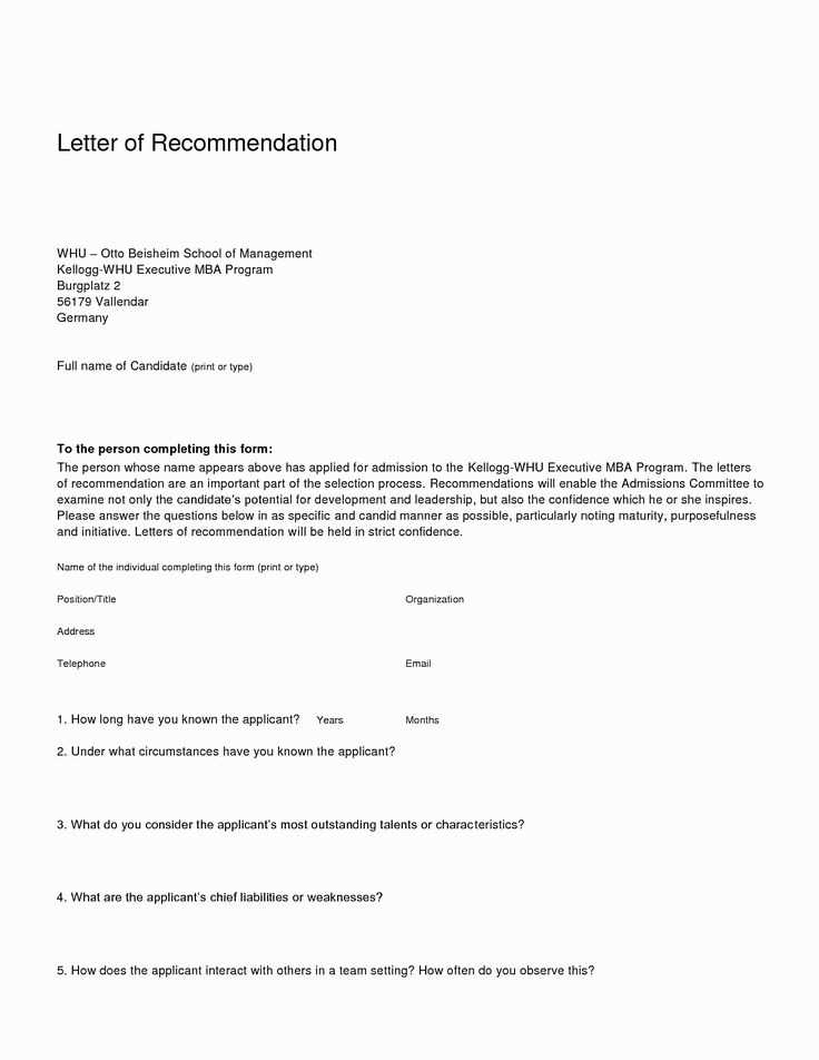 mba reference letter template