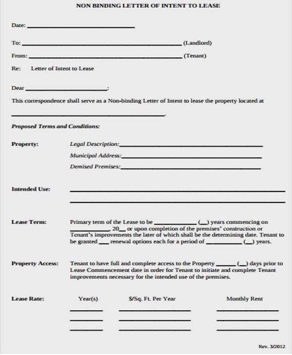 lease renewal letter to landlord template