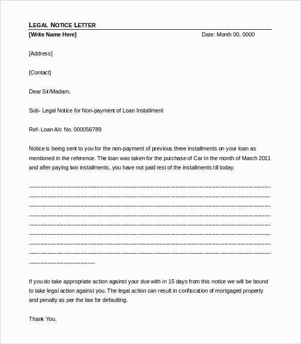 legal advice letter template