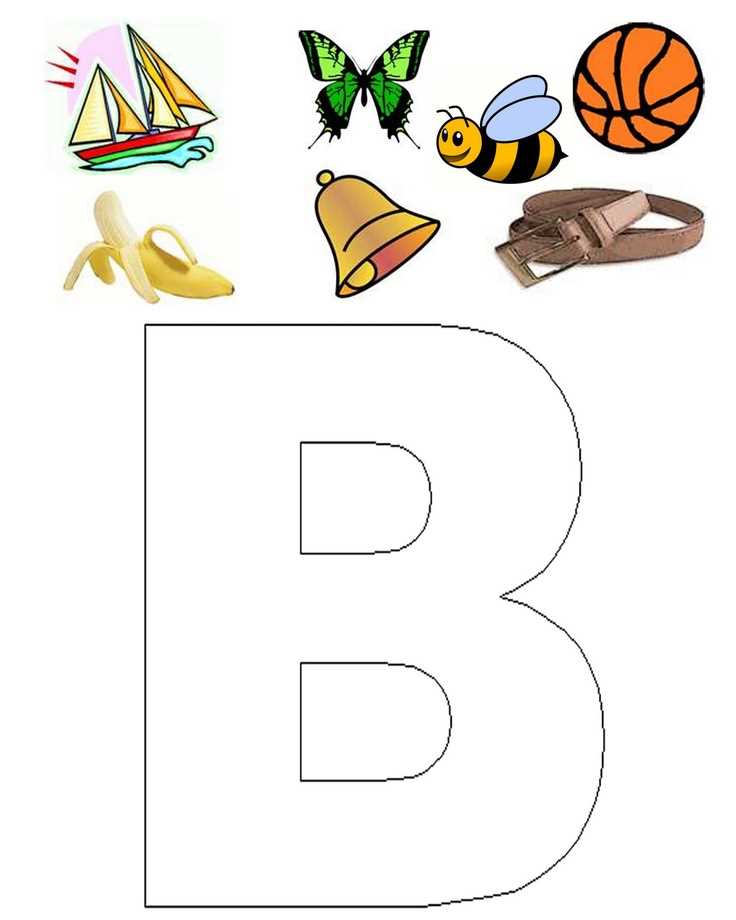 letter b template