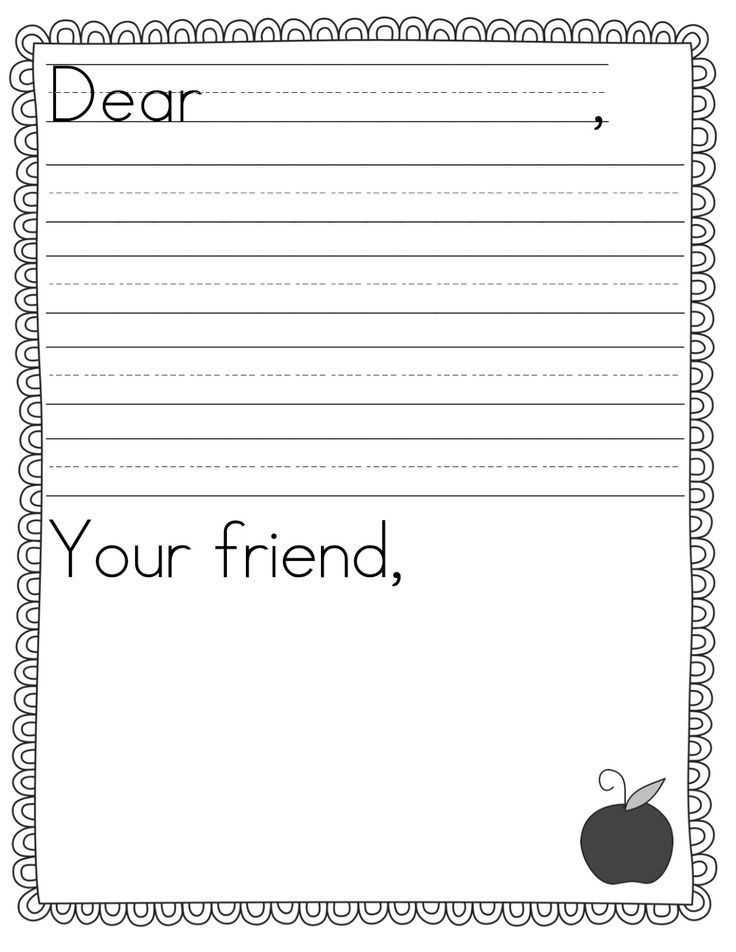 letter book template