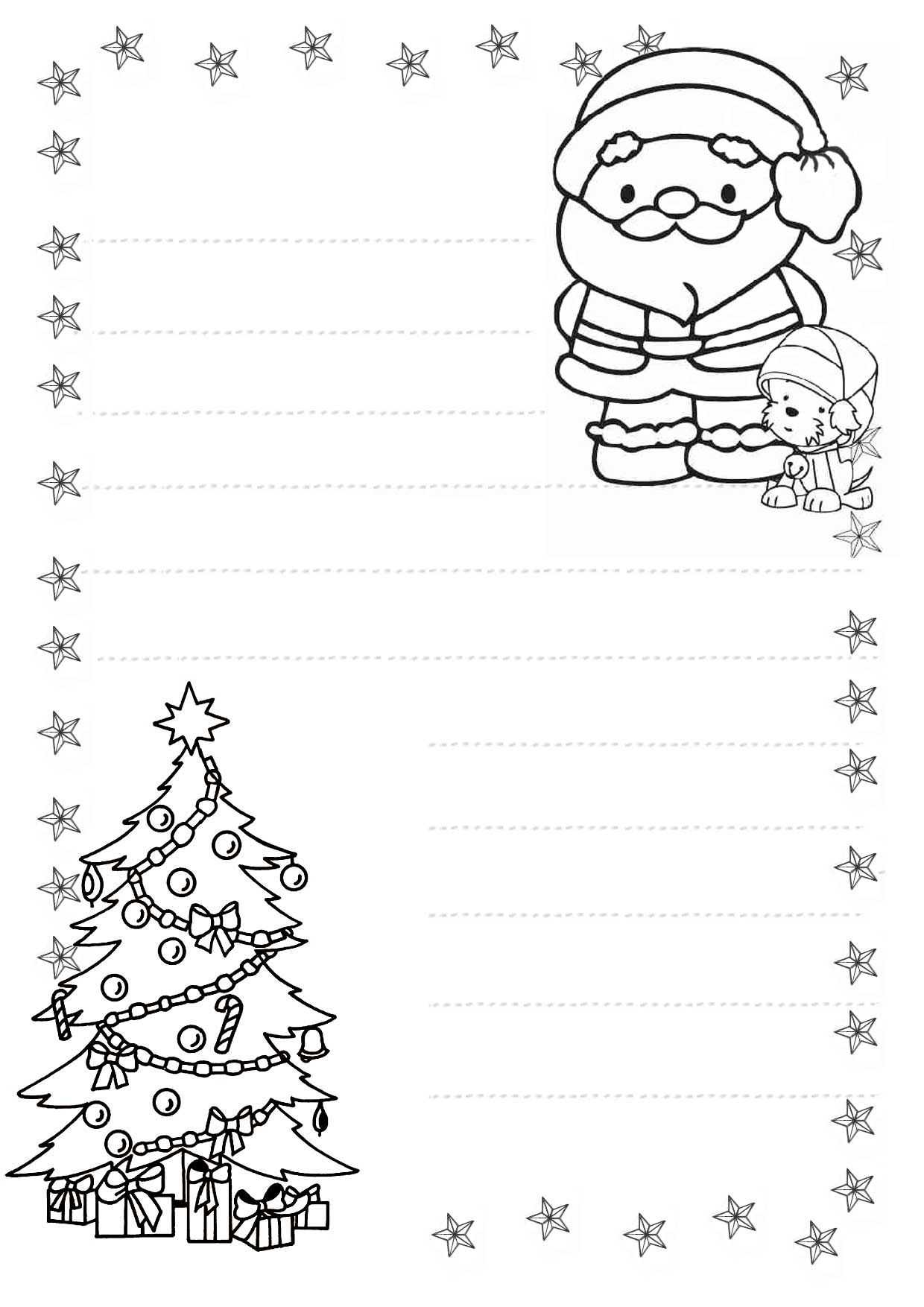 letter christmas template