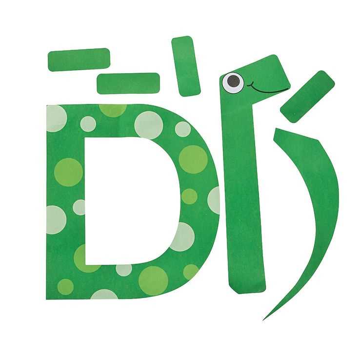 letter d dinosaur craft template