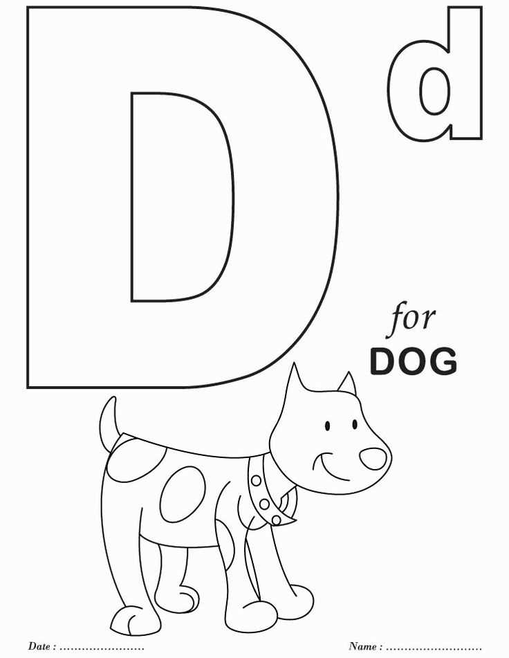 letter d template