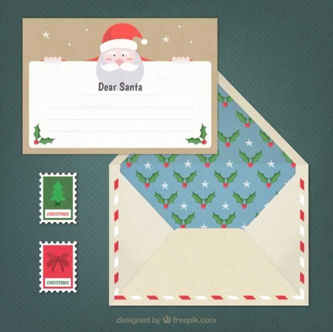 letter from santa envelope template