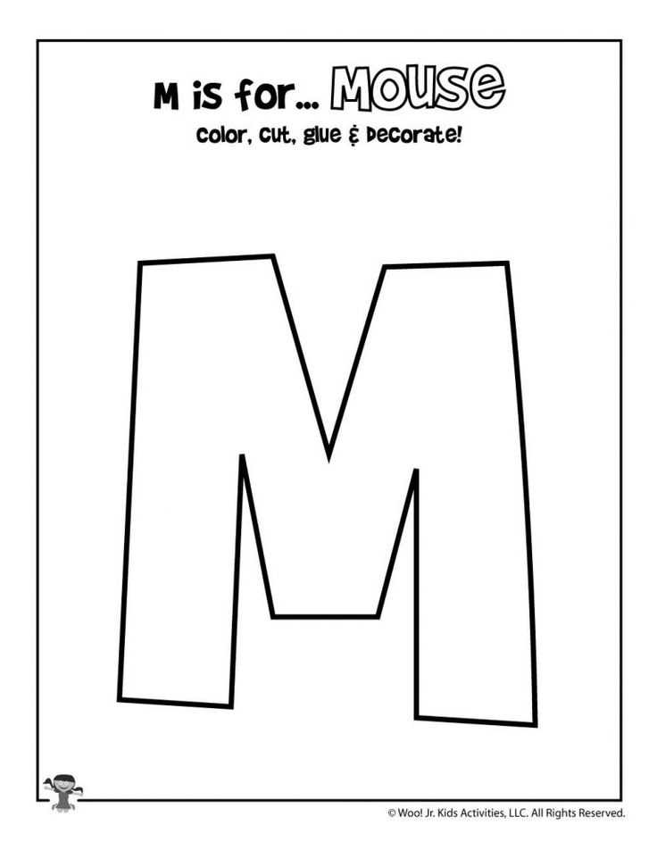 letter m template