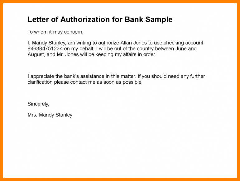 letter of authorization amazon template