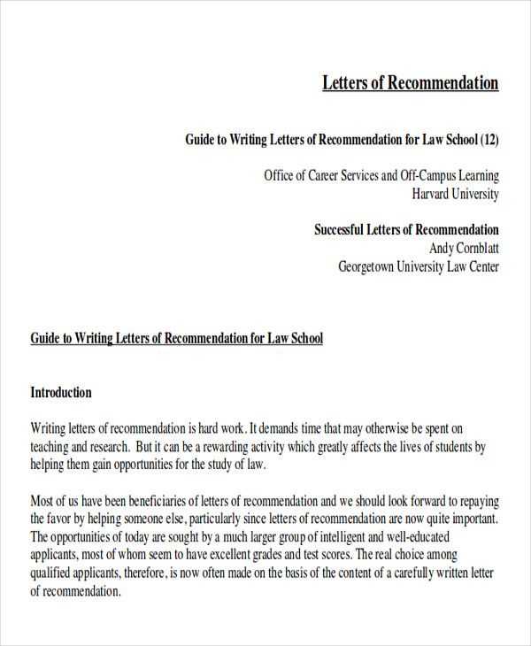 letter of recommendation thank you template