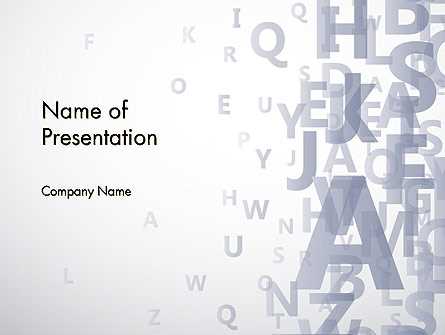 letter powerpoint template