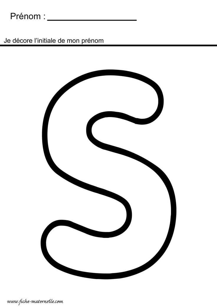 letter s template