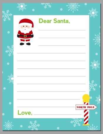 letter santa template