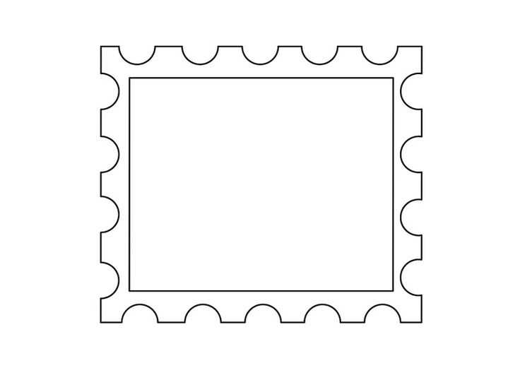 letter stamp template