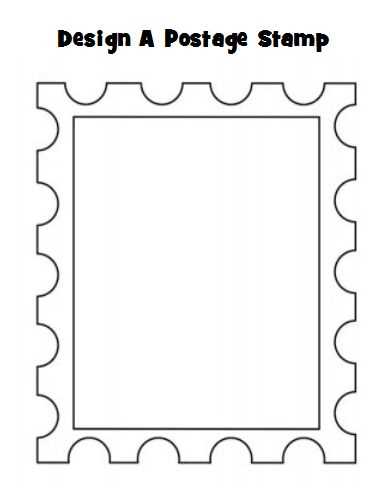 letter stamp template