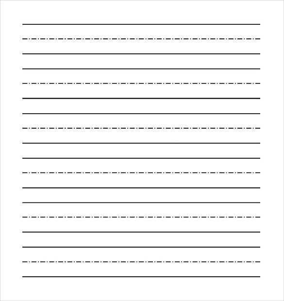 letter template lines