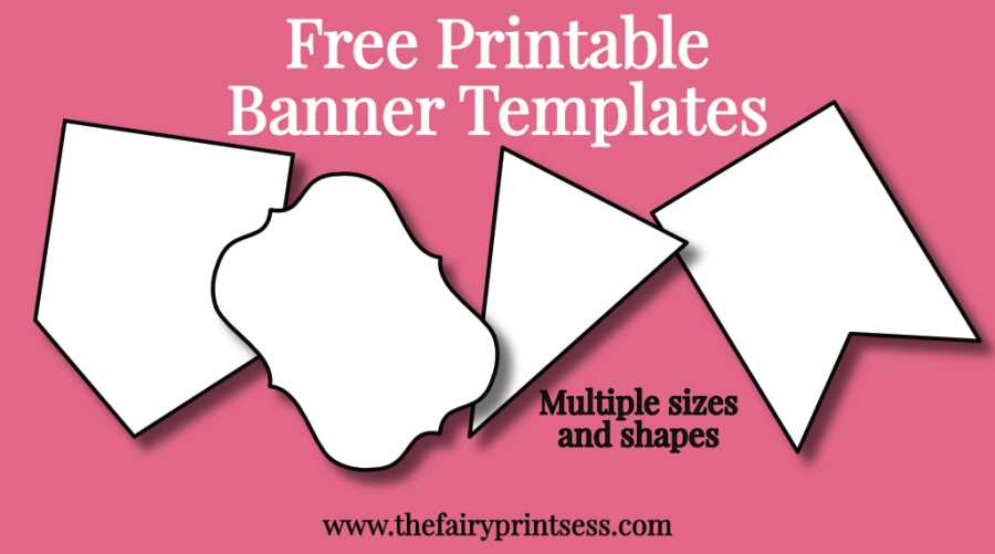 letter templates for banners