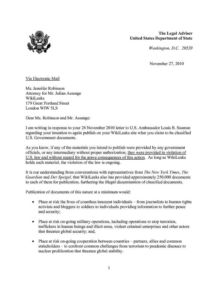 letter to government official template