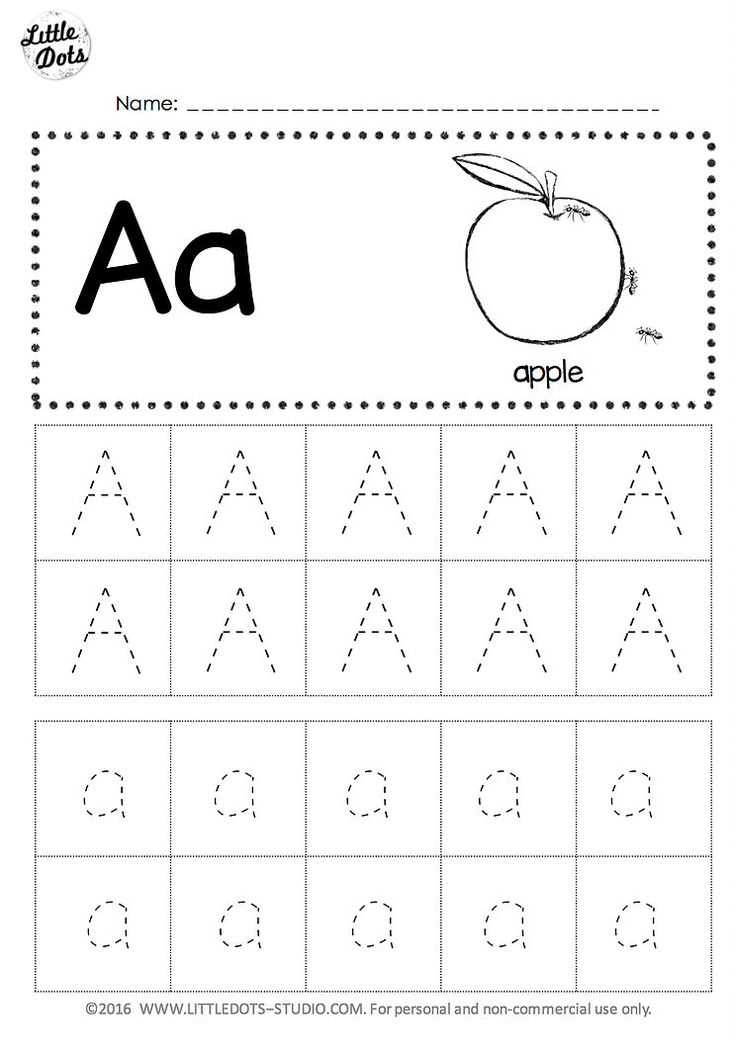 letter tracing templates for kindergarten