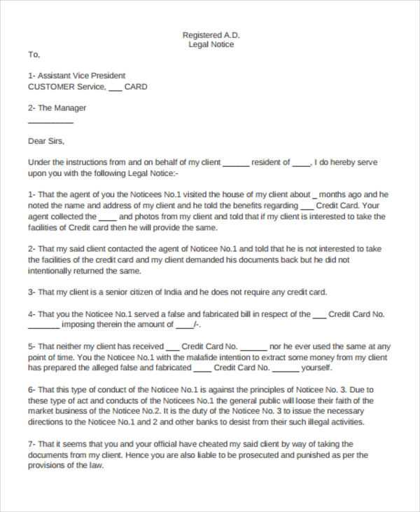 legal client letter template