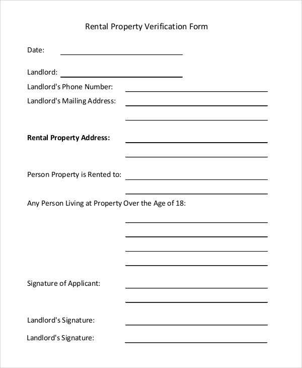 proof of residency letter from landlord template pdf