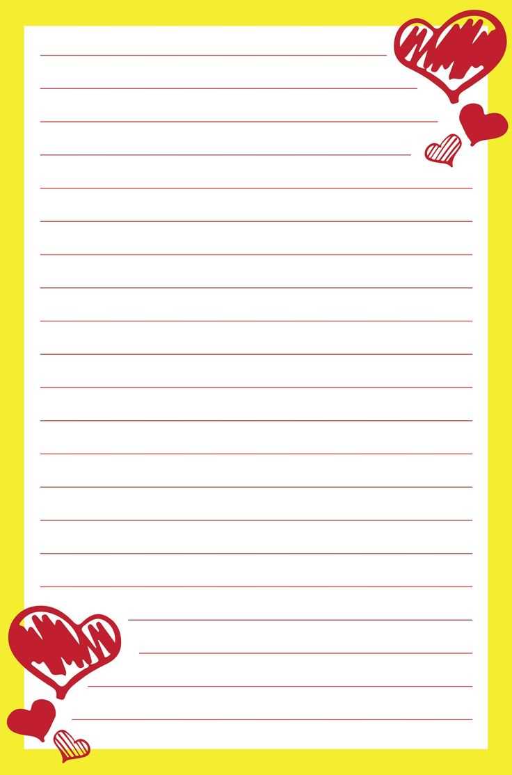 love letter design templates