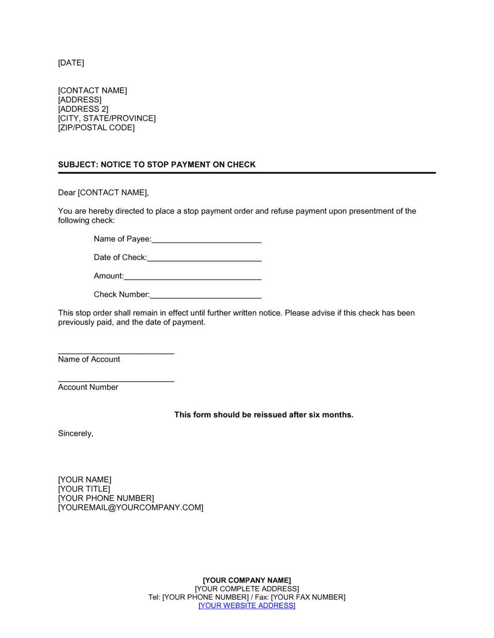 payment remittance letter template