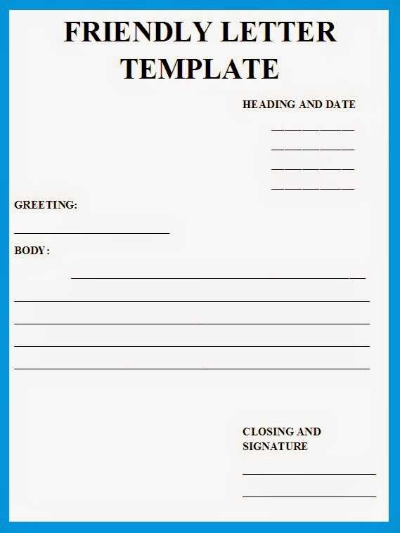 pages letter template