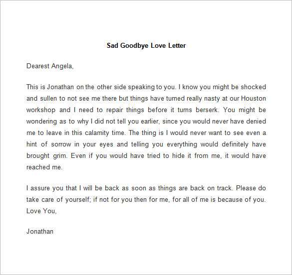 goodbye letter to students template