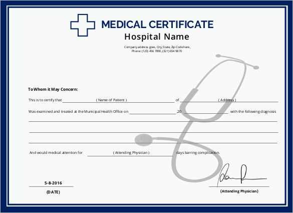 medical incapacity letter of incapacity template