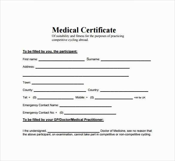 medical leave letter template