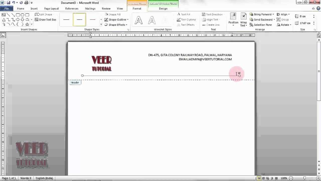 microsoft word 2010 letter template