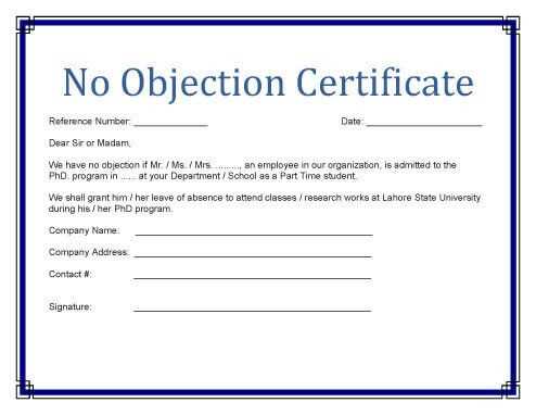 title objection letter template