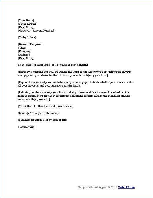mortgage access letter template
