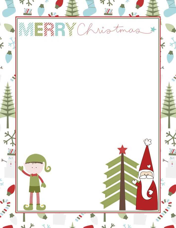annual christmas letter template