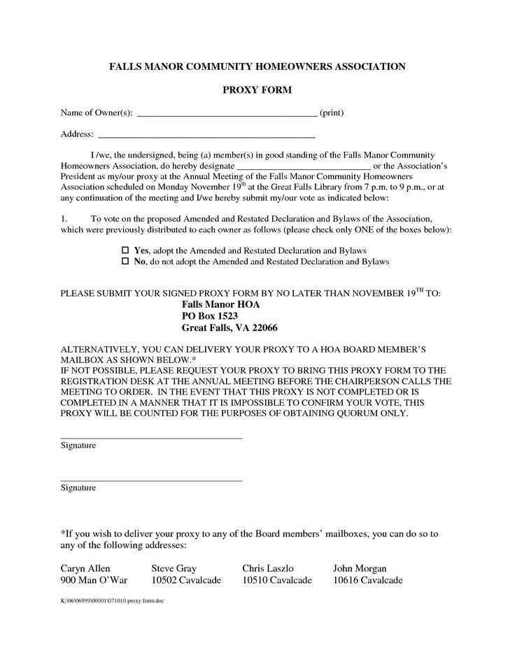 free hoa letter templates