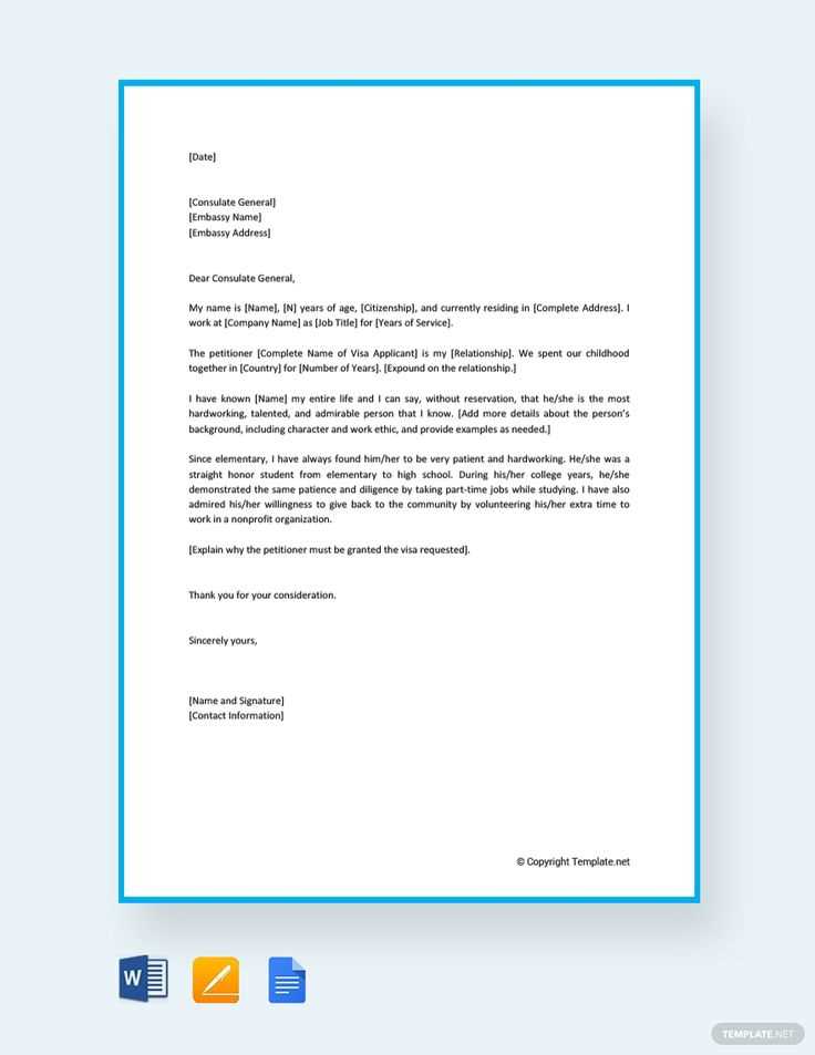 ms word letter template